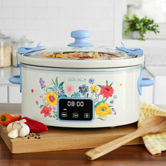 Programmable touchscreen slow cooker 6 quart