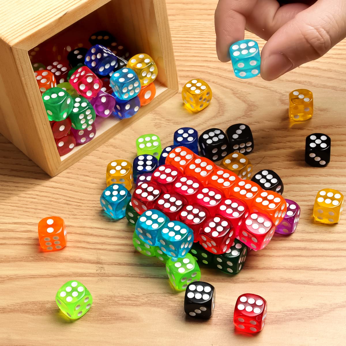 50 piece classroom dice pack for math learning