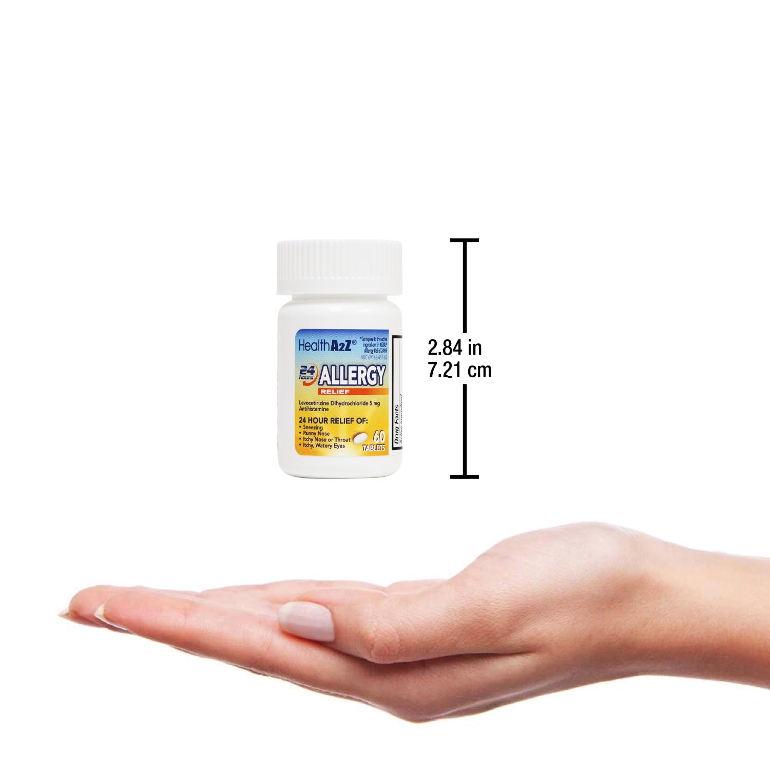 Itchy watery eyes relief label HealthA2Z