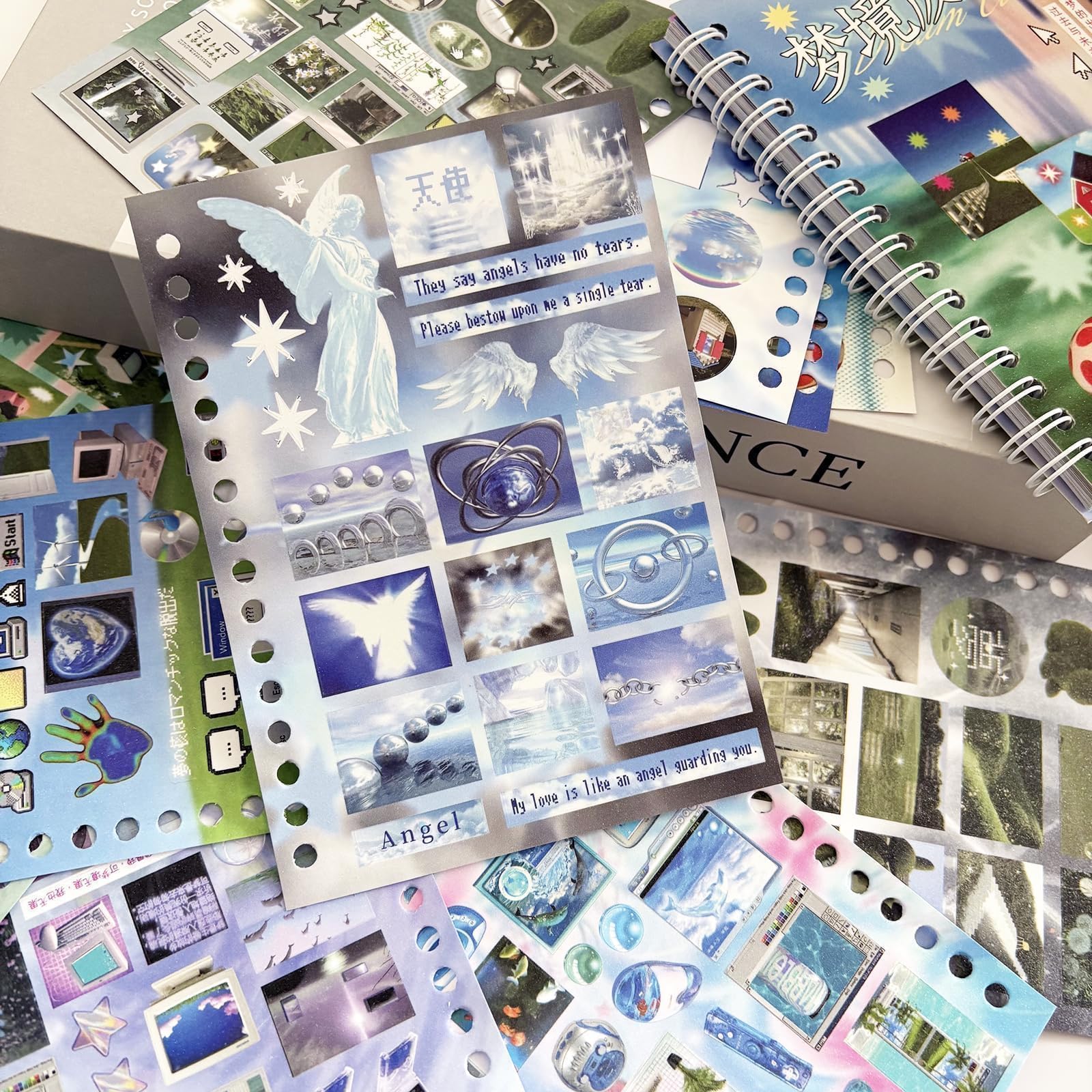 Over 600 stickers included in the set