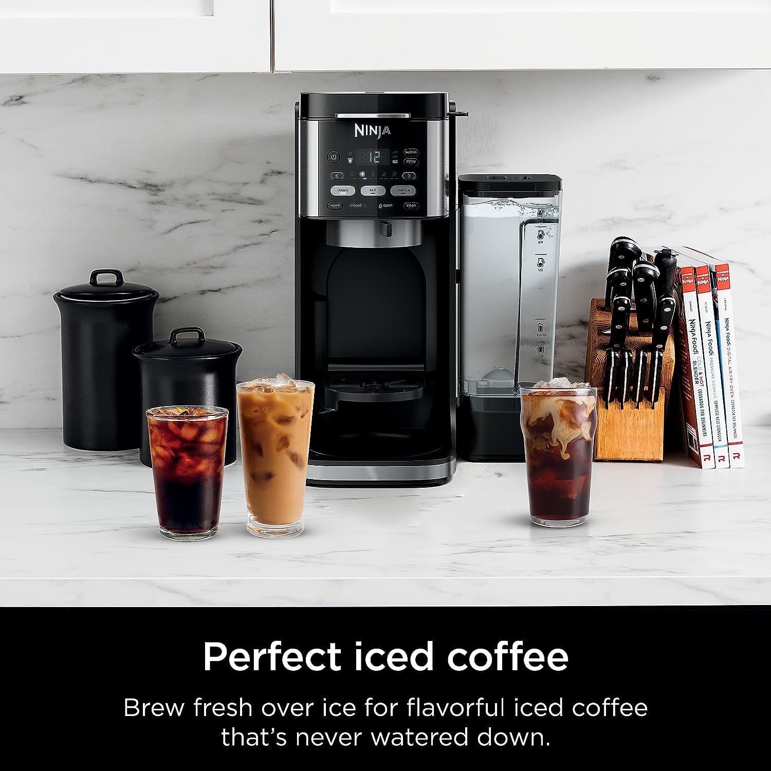 60 oz removable reservoir on Ninja DualBrew Pro coffee maker