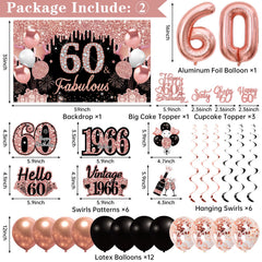 63 inch soft fabric sash with pin for 60th birthday