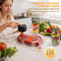 65kpa vacuum sealer close up label