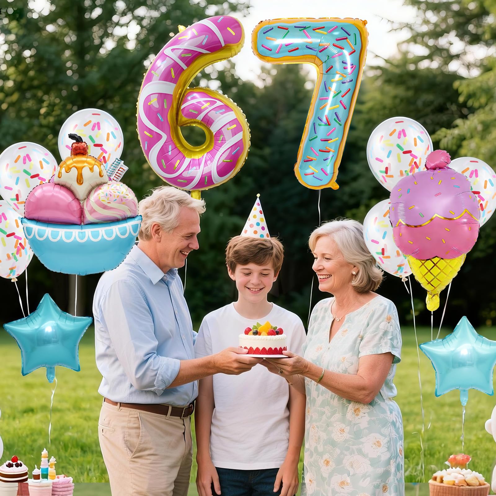 67 birthday decorations photos backdrop for indoor or outdoor parties