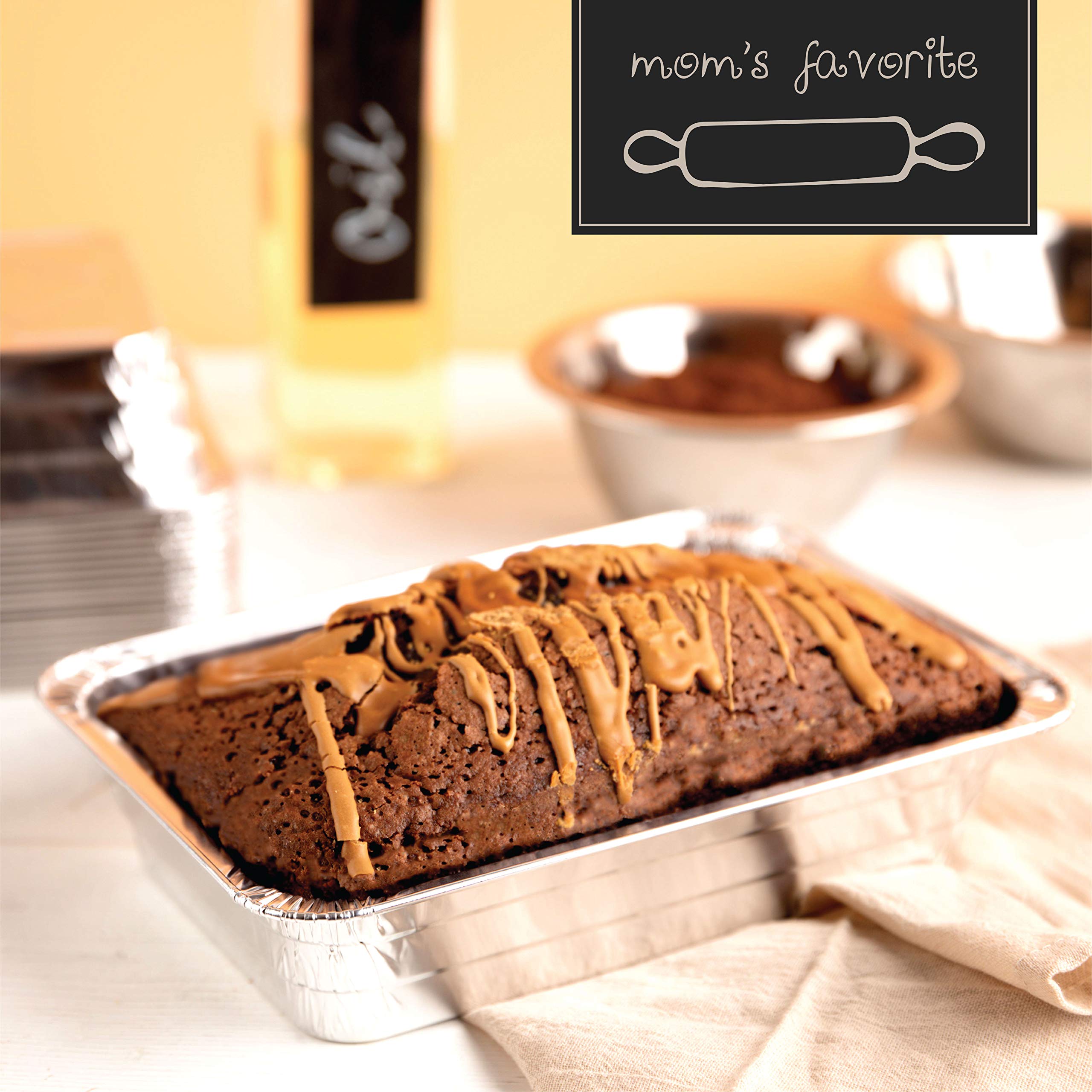 20-pack aluminum foil pans for takeout and baking