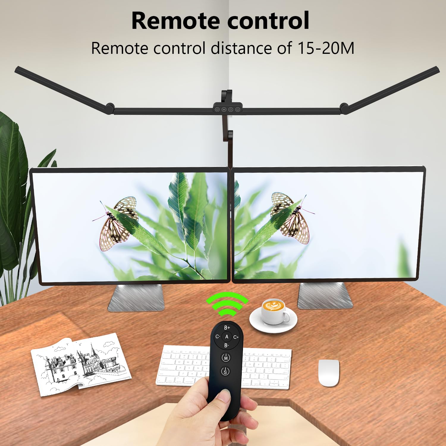 Desk lamp with 7 joints adjustable lighting