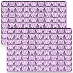 72 cavity butterfly silicone mold with 0.67 x 0.28 inch cavities