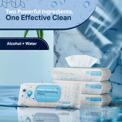 Unscented fragrance-free wipes for sensitive skin