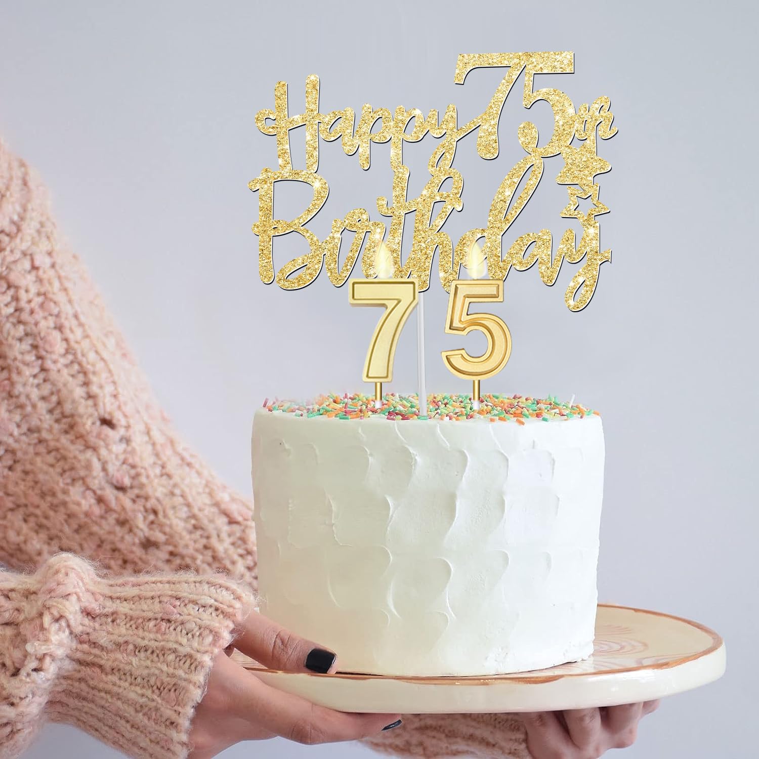 YeohJoy 75th birthday balloons 32 inches