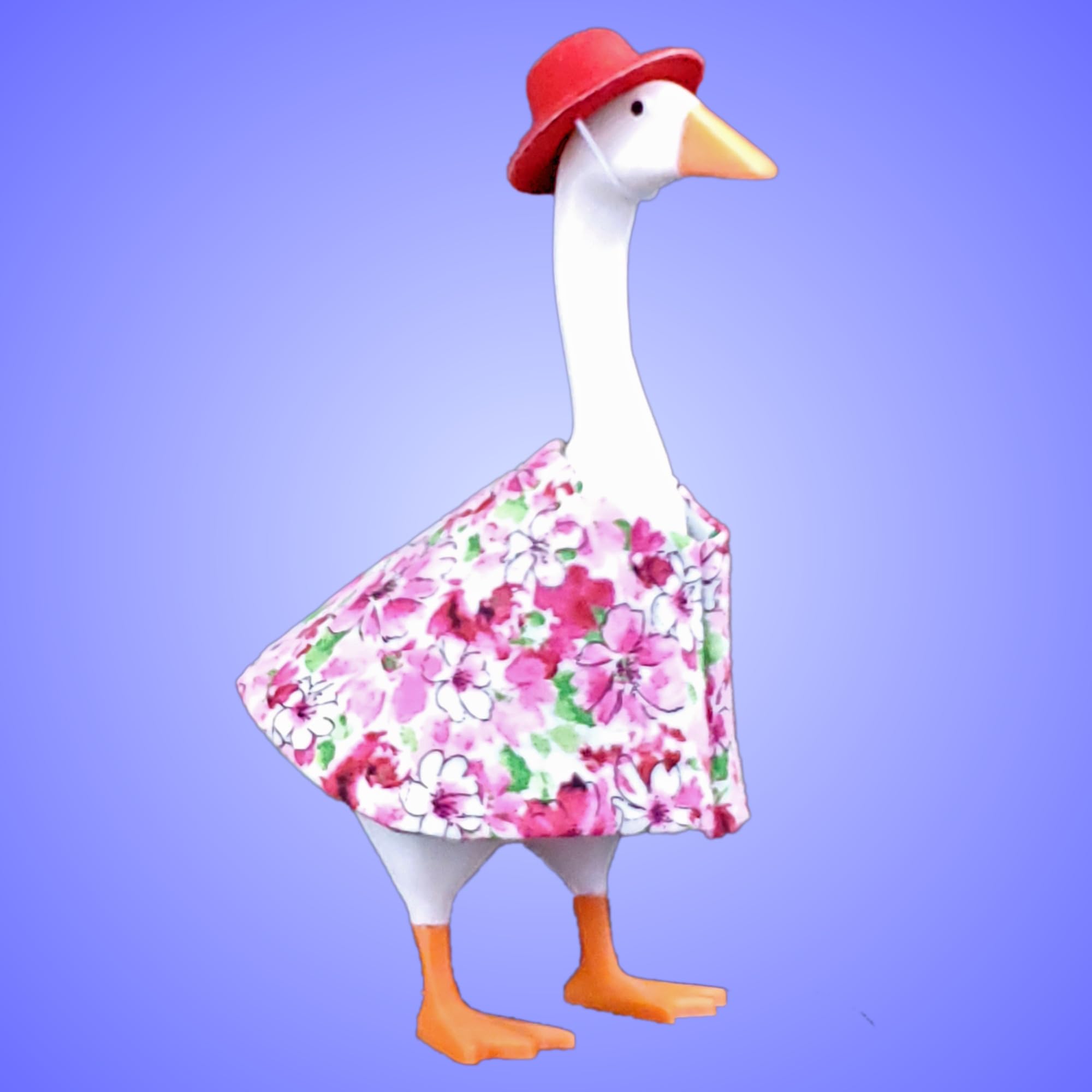 7inch desk goose dress hat outfit pink Kats Dog Swag