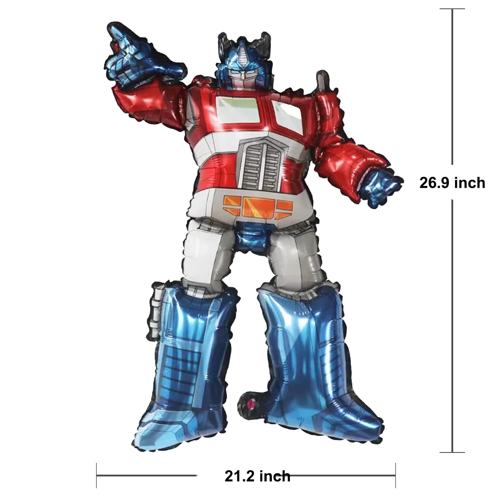 transformers cartoon figure foil balloon set image