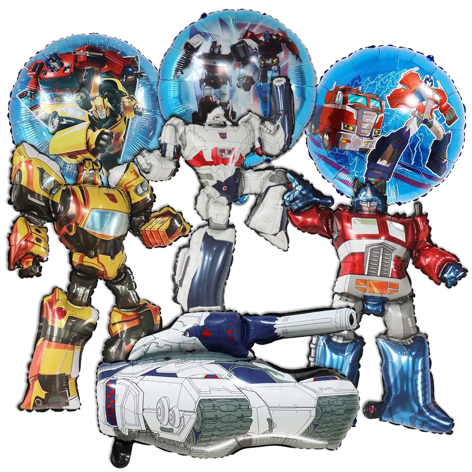 7pcs boys Trans·form·ers foil balloon figure image