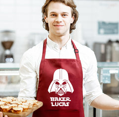 7th Hill Custom Apron Stars Wars gift detail