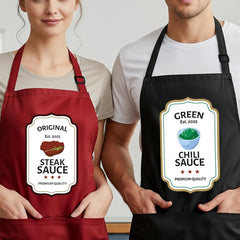 7th Hill customizable apron close up