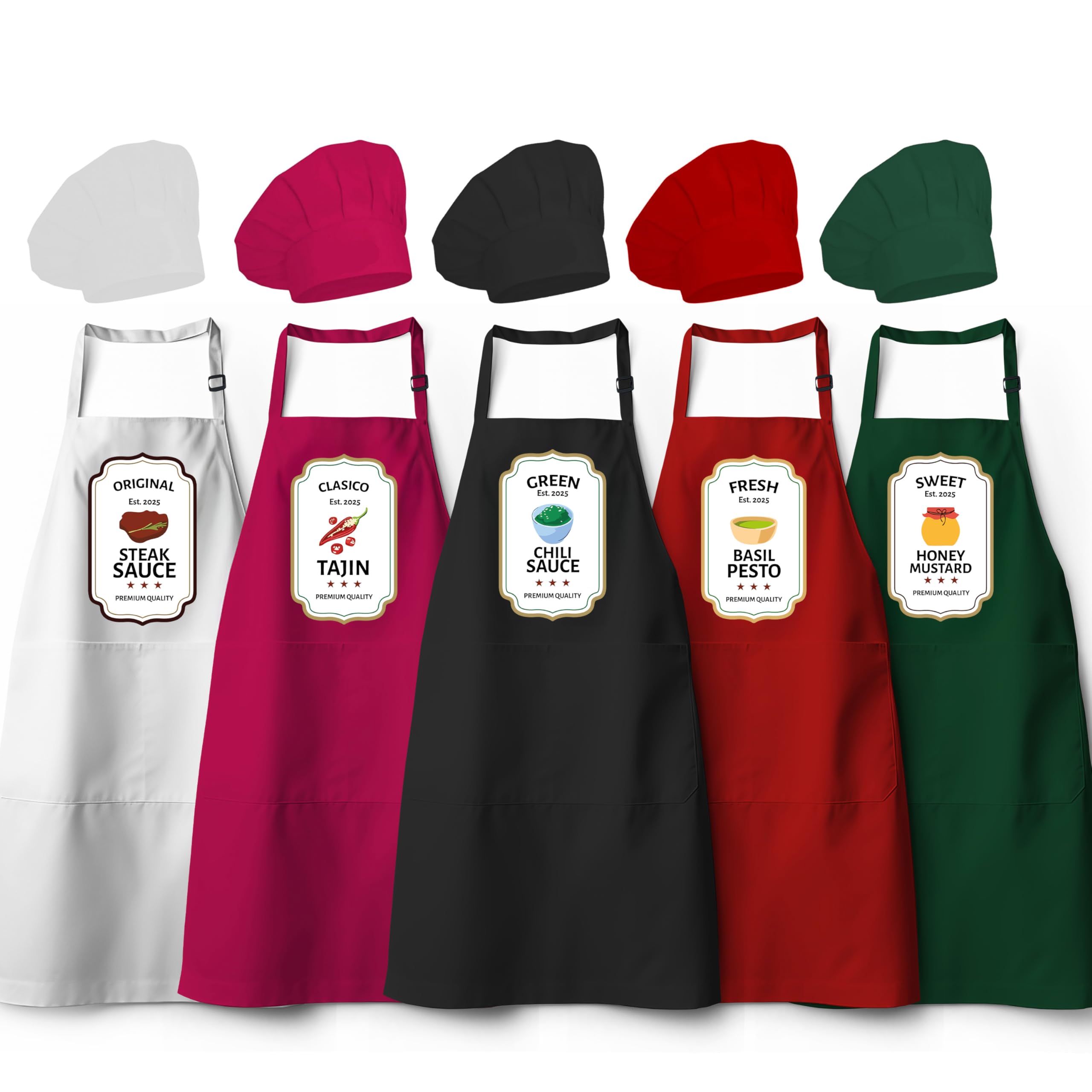 7th Hill Halloween Apron front view