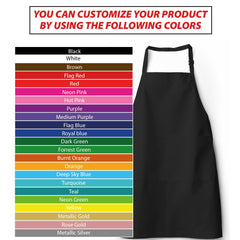 100% Polyester kitchen apron by 7th Hill for grilling and cooking