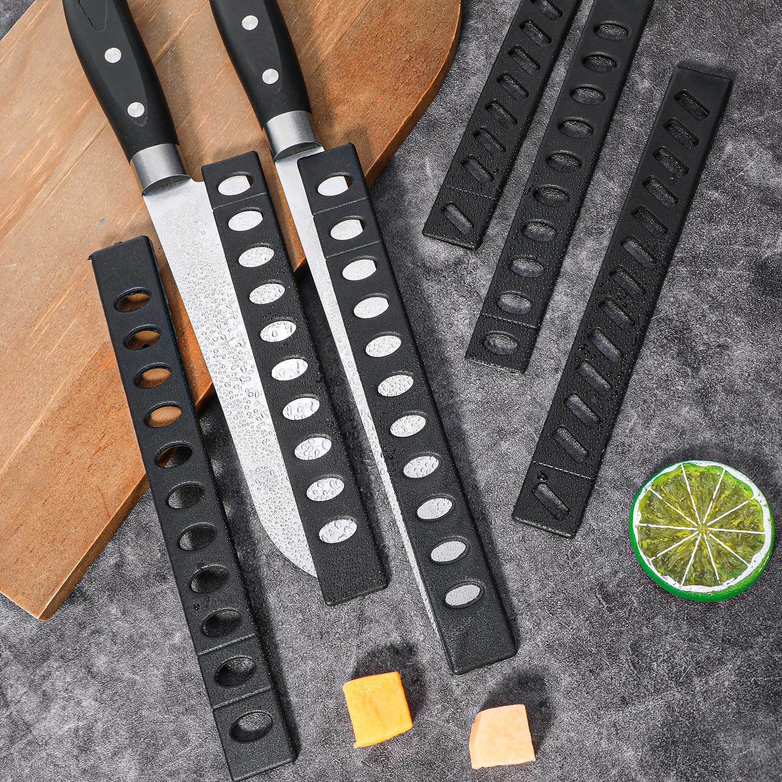 8.1 inch knife sleeve black PP