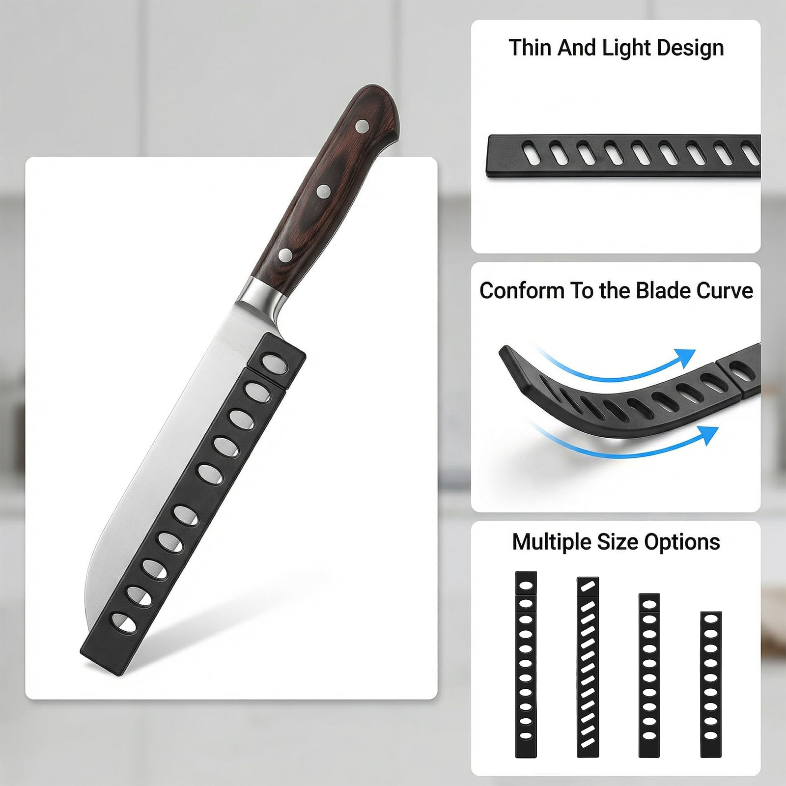 8.3 inch knife sleeve black PP