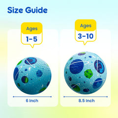 8.5 inch playground ball from rubber kickball set with pump