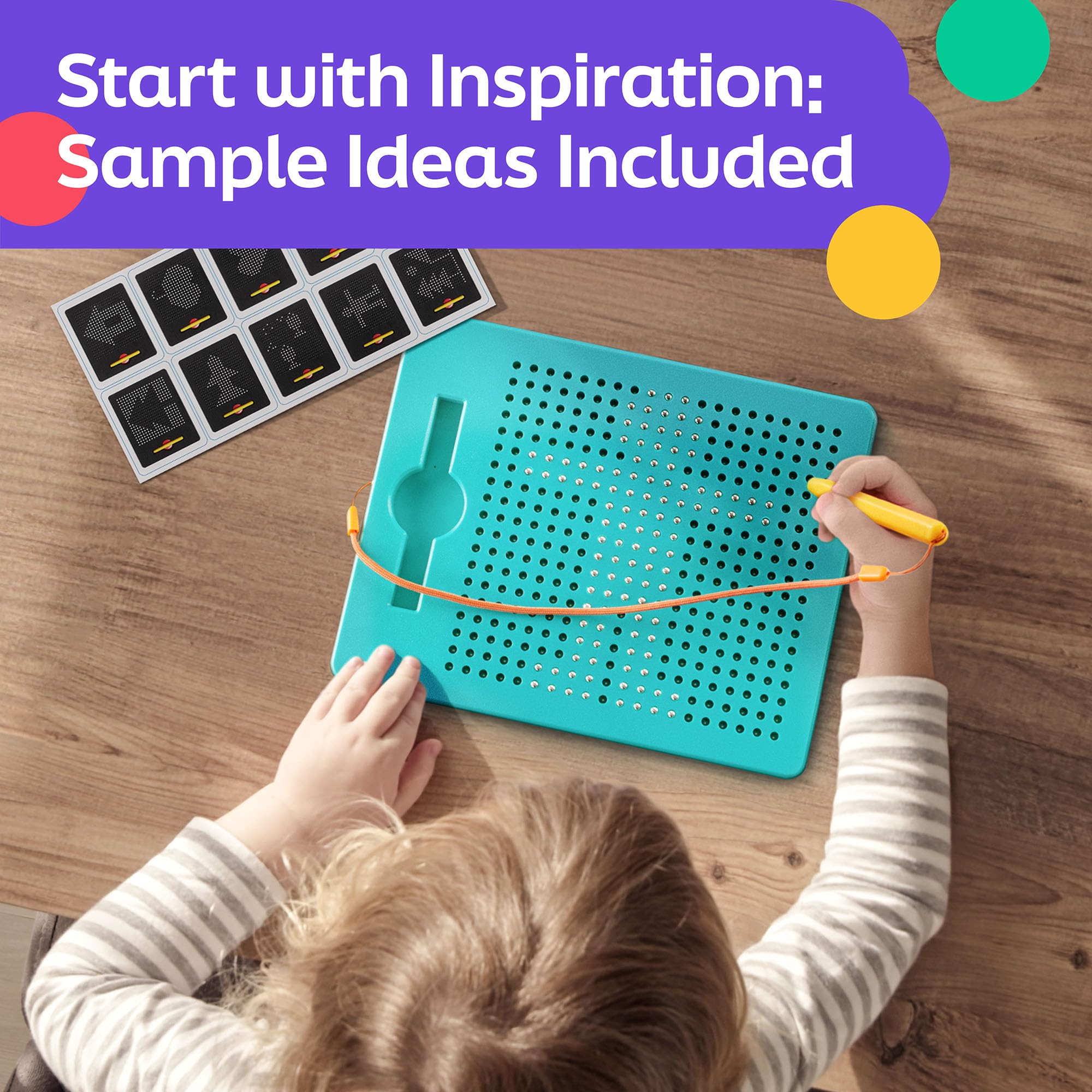 Compact travel drawing board for toddlers