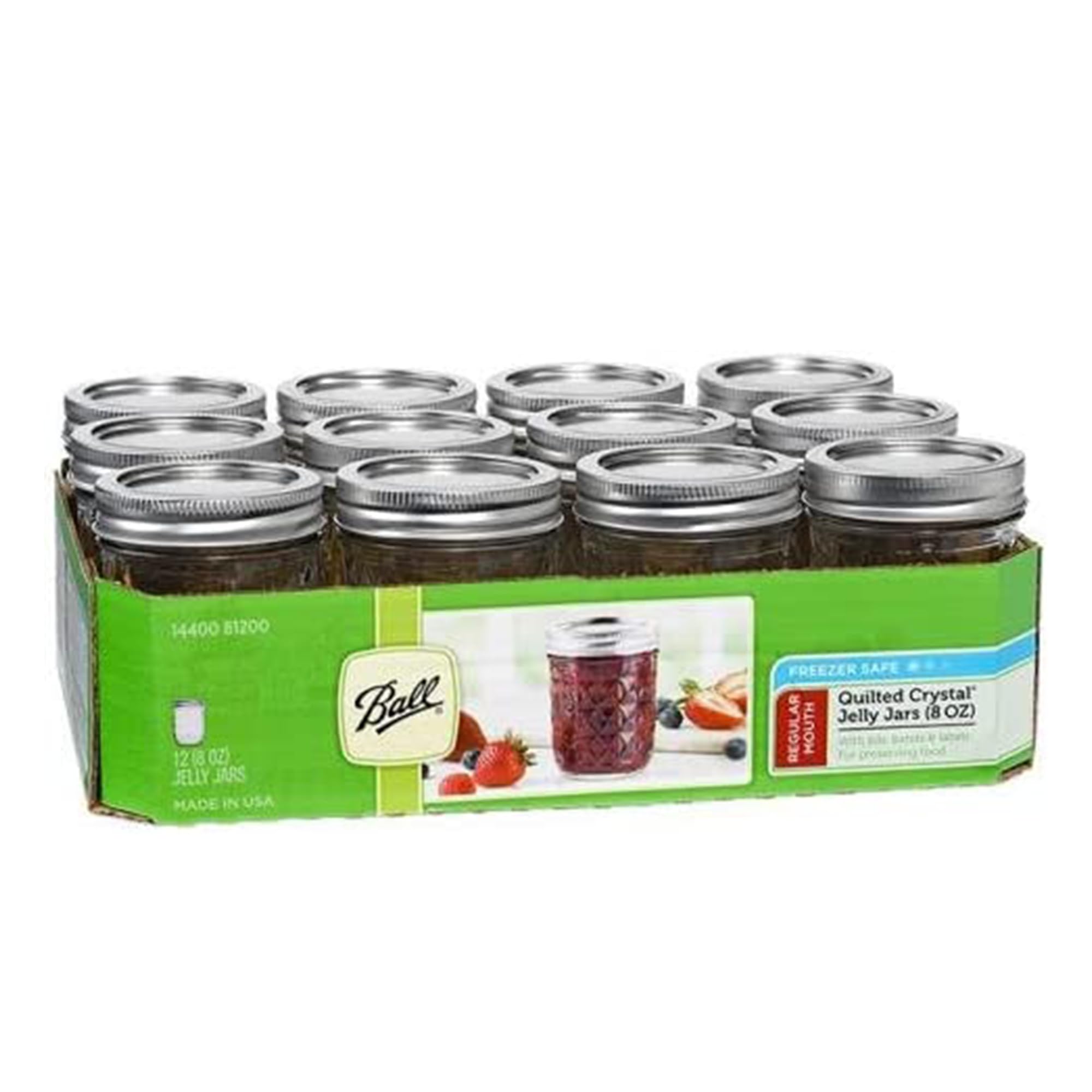 Wide mouth canning lids for jelly jars compatible with LAIBY jars