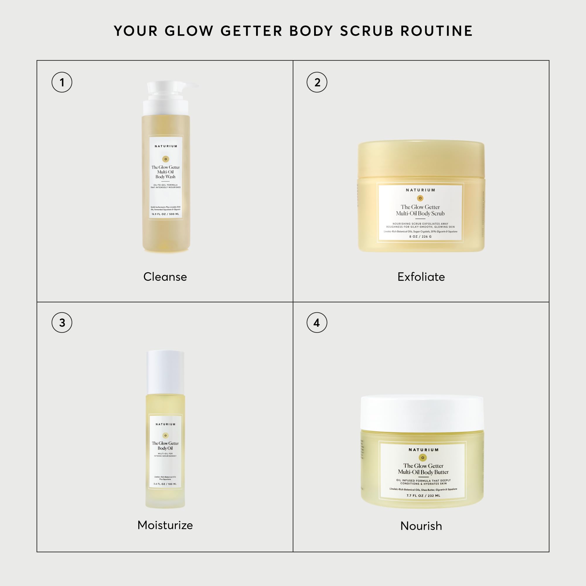 Naturium 8 fl oz scrub bottle close-up