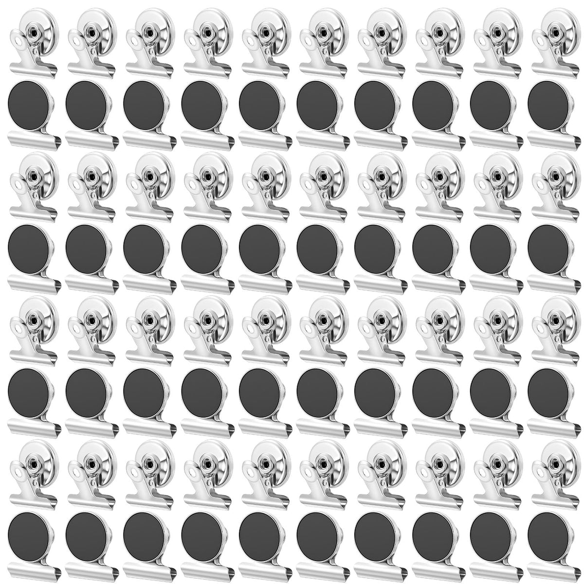 80-pack strong magnetic clips with iron and neodymium magnets
