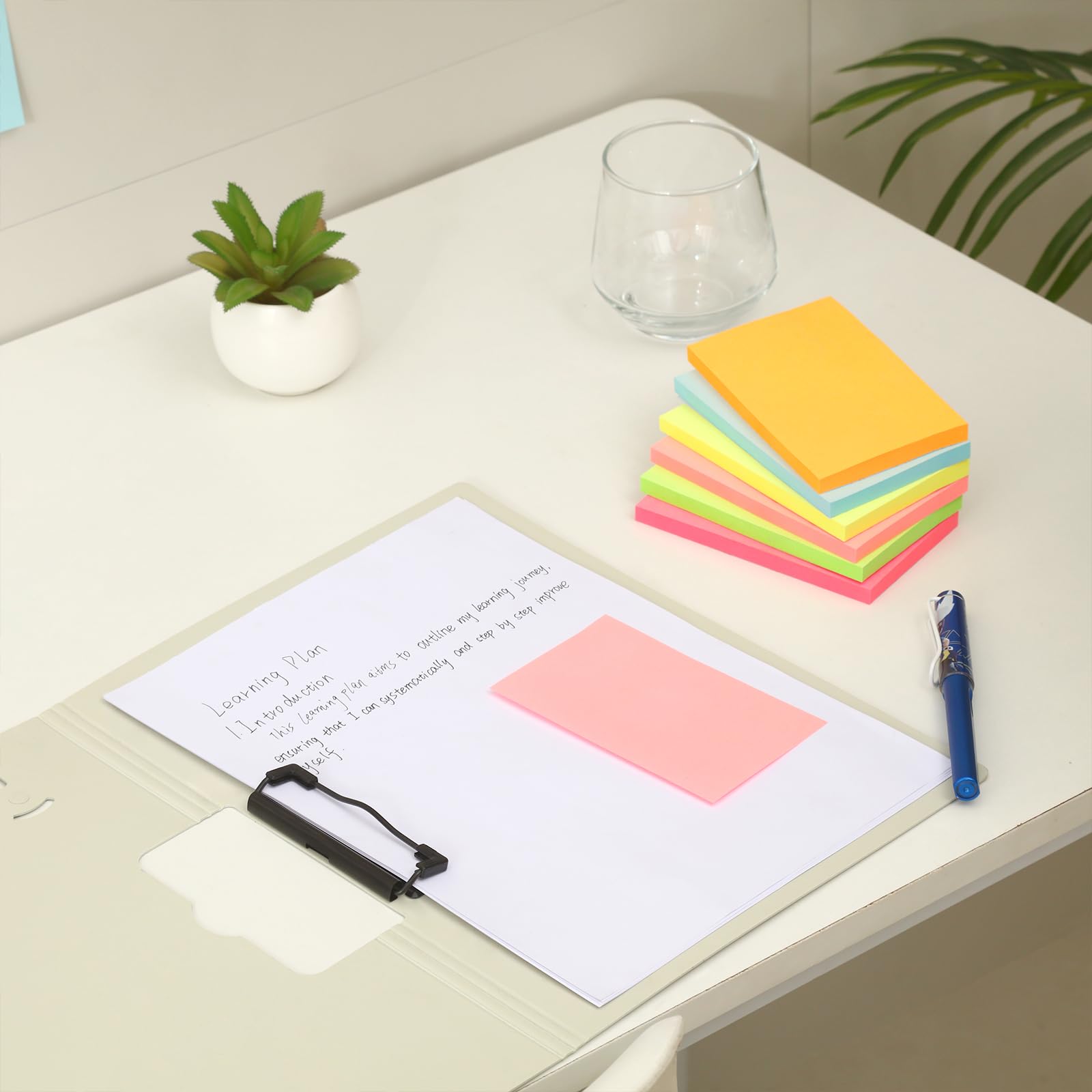 Lkpezy sticky notes 80 sheets per pad