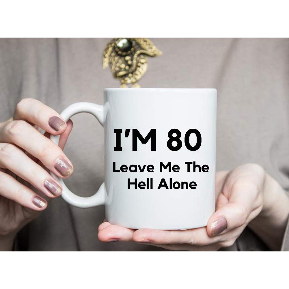 80th birthday gifts for men mug