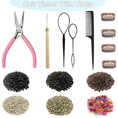 48 inch hair tinsel extensions for versatile styling