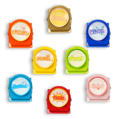 8Pcs Inspirational Magnetic Clips color coded mood set