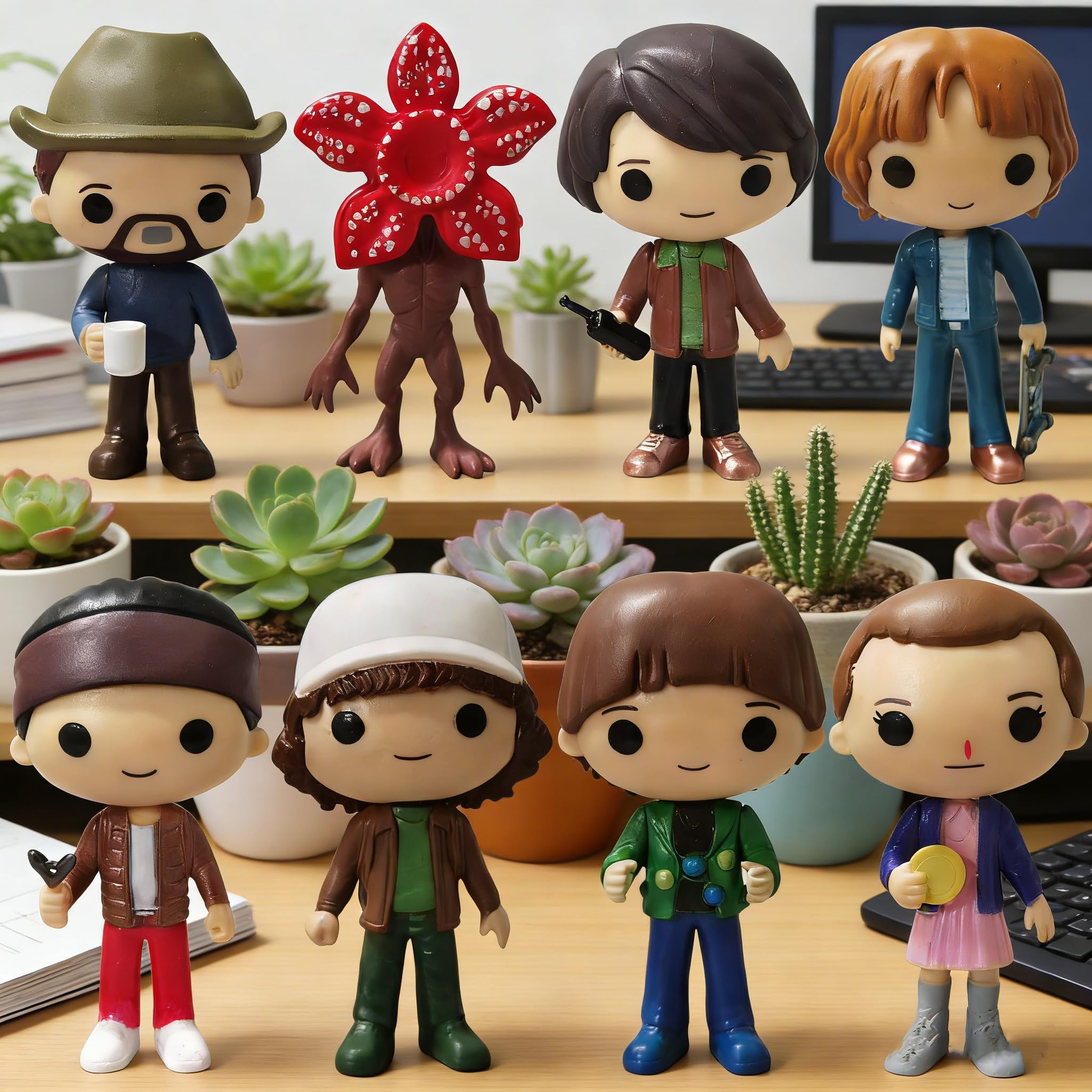 Premium display figure for fans Fomuson 8Pcs