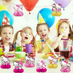 Cat birthday decorations set of eight 8x6.5 inch centerpieces