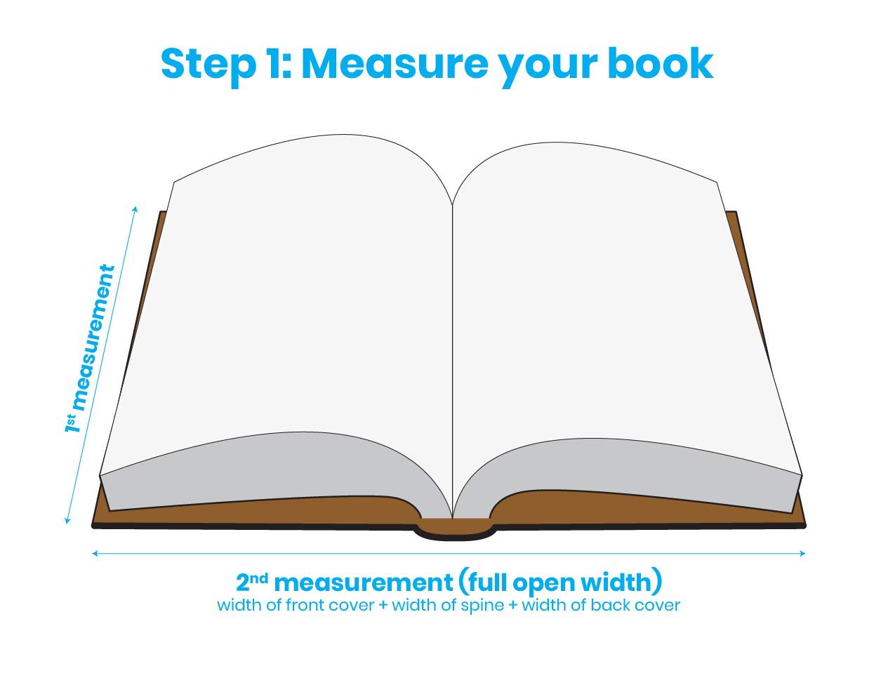 Adjustable adhesive book sleeve fits widths under 16 inches without slipping