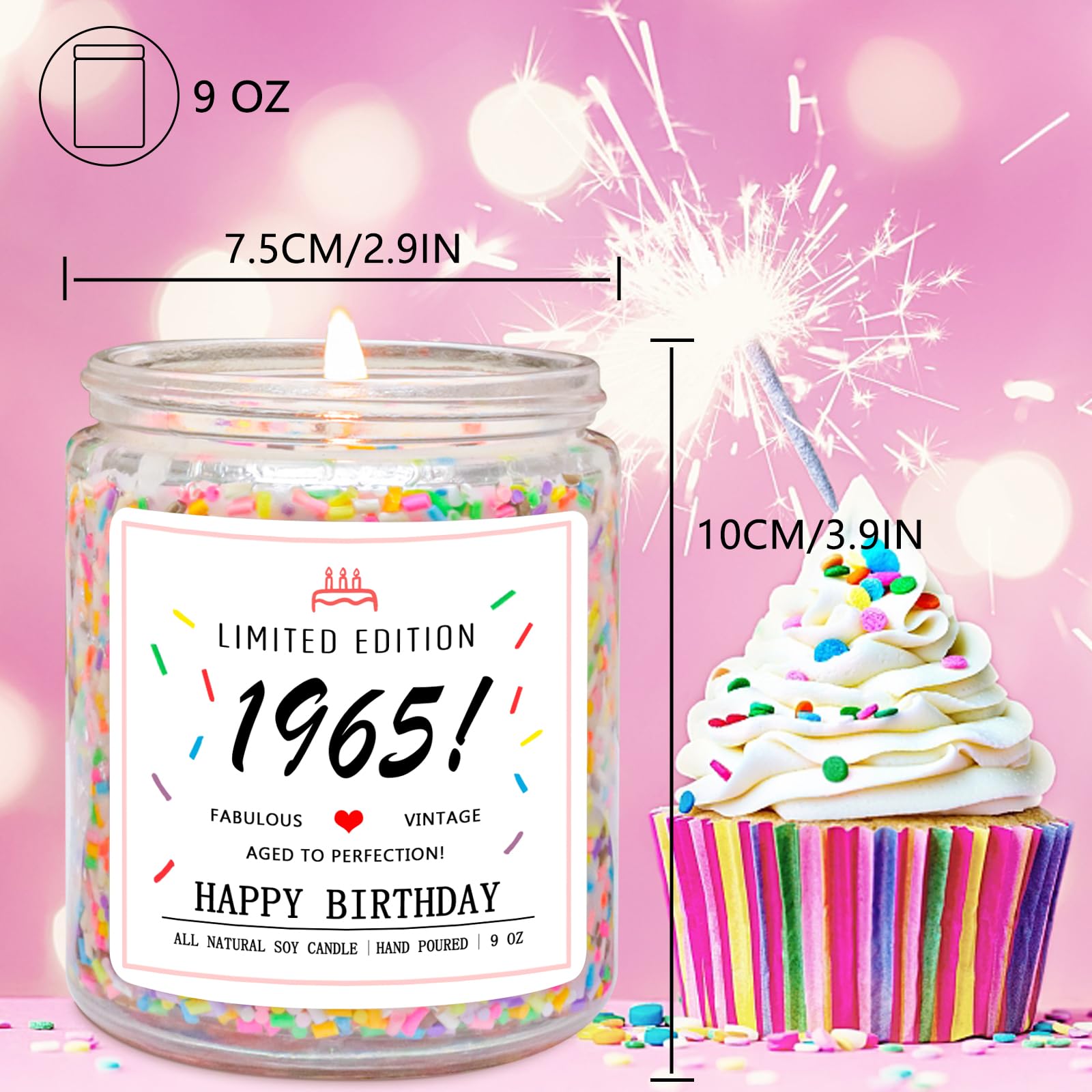 9 oz candle burn time 50 hours