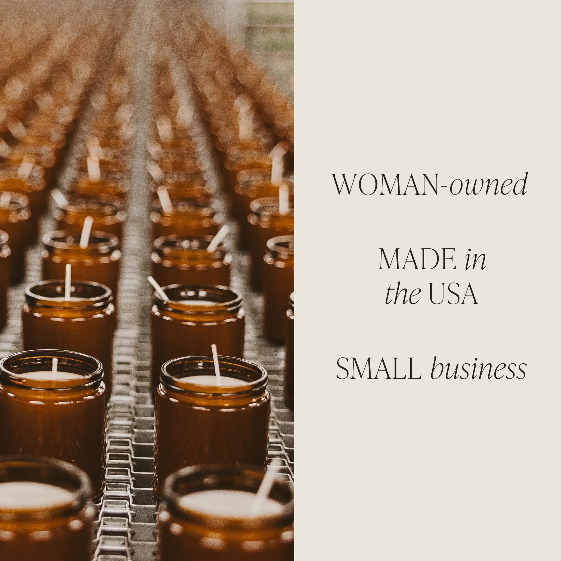 9oz amber jar coffee candle with black lid by Sweet Water Decor