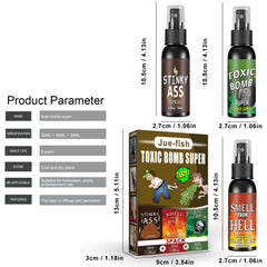 Three odor 30ml fart spray bottles for A AIFAMY 3P set