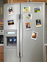 A AULIFE 36pcs refrigerator magnets brushed nickel round discs