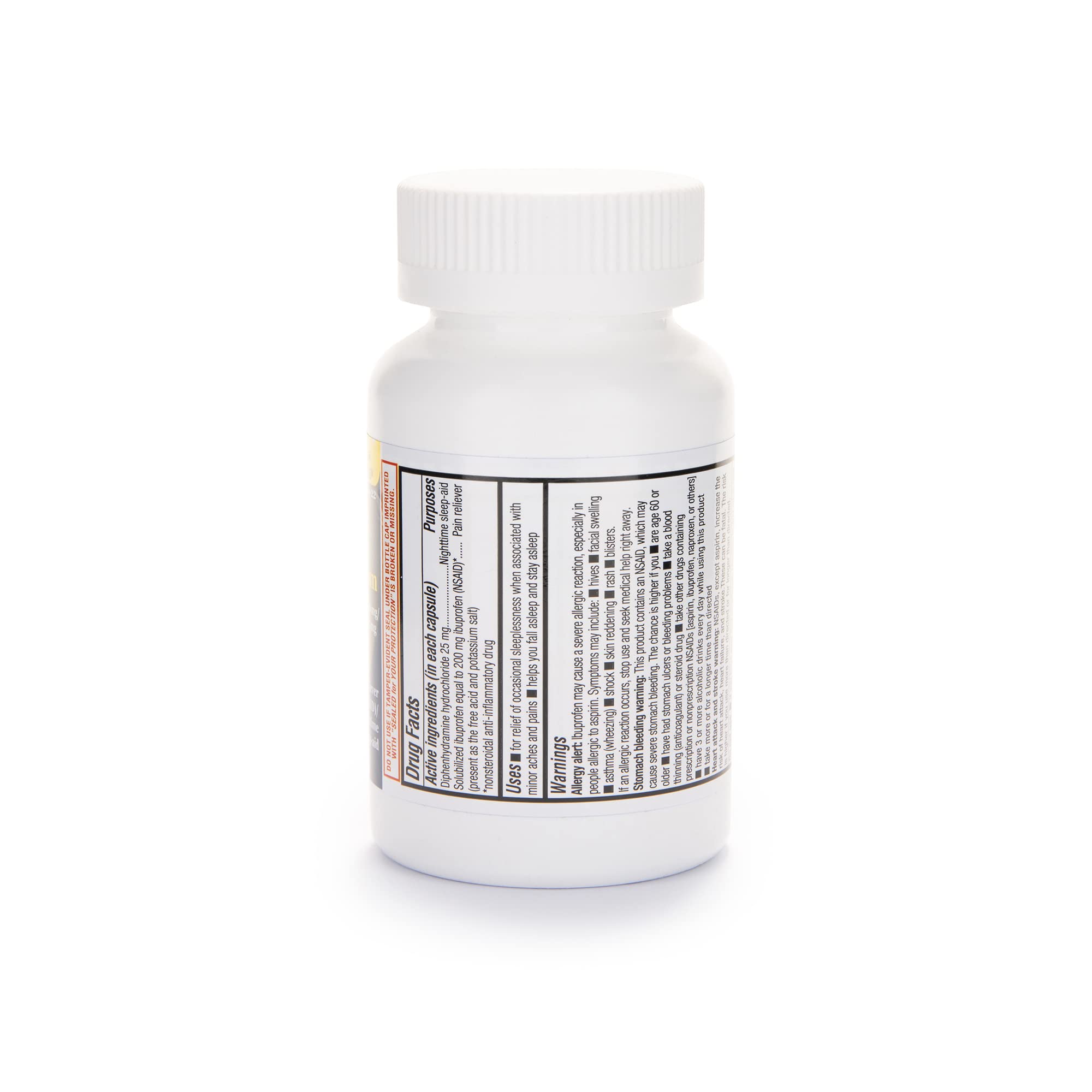 120 softgels bottle for nighttime use