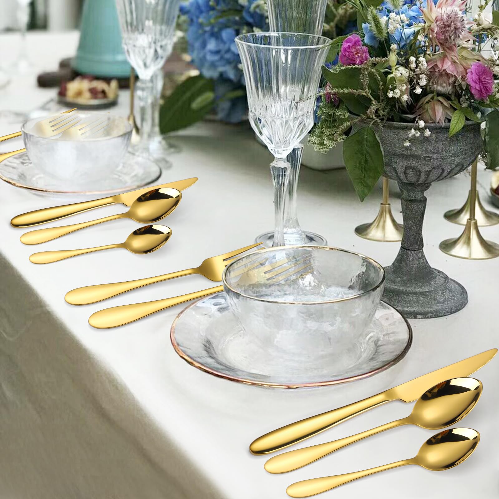 Stainless steel flatware by A · HOUSEWARE for dinner