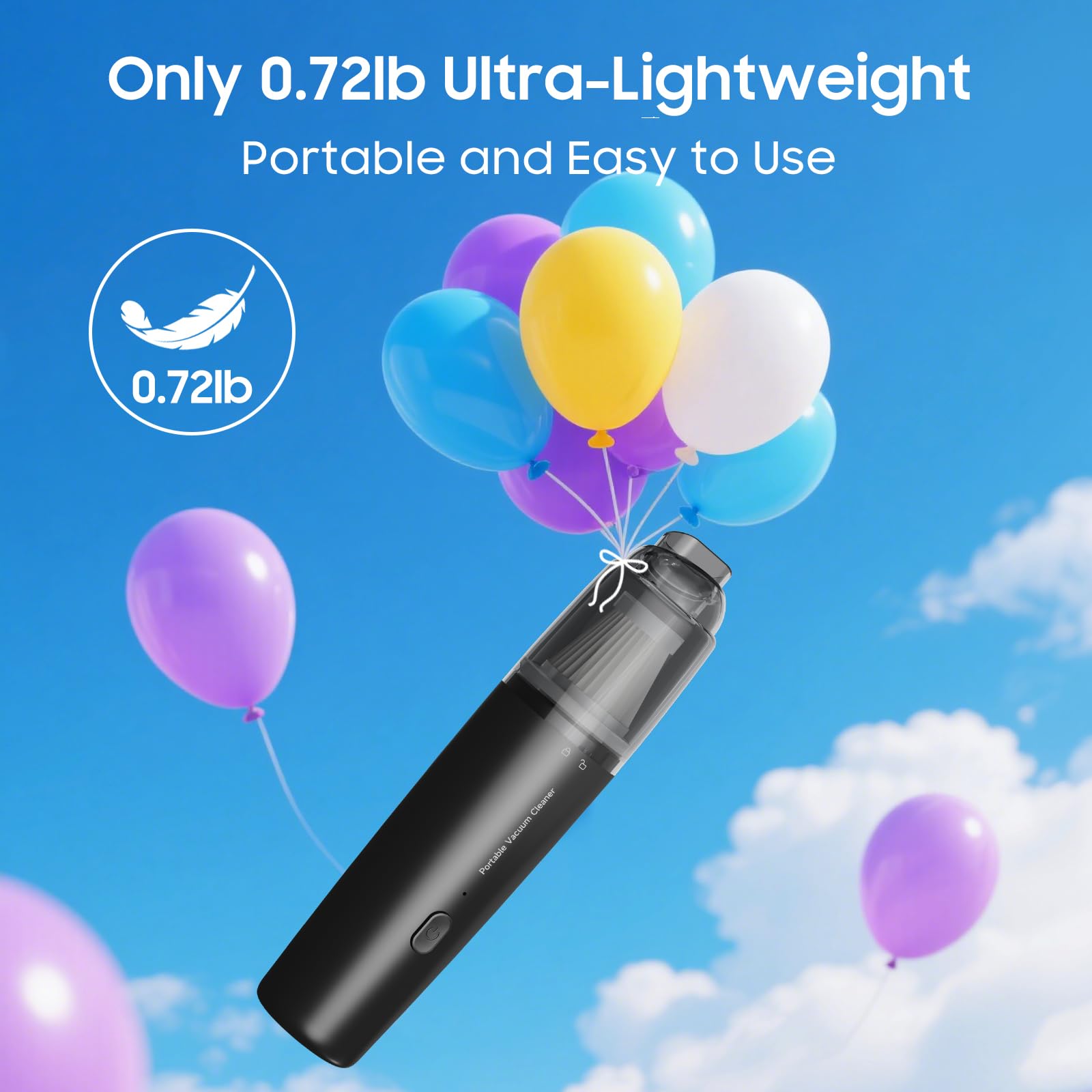 Pet hair removal on upholstery with A9life handheld vacuum