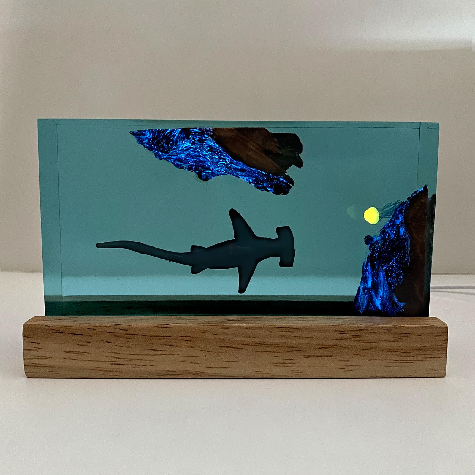 Desk and shelf decor Ocean Resin Night Light