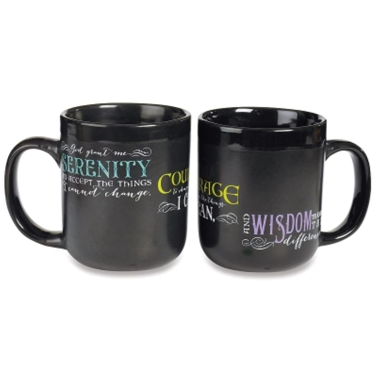 Abbey Press Serenity Mug 16 oz ceramic mug with matte exterior and glossy interior