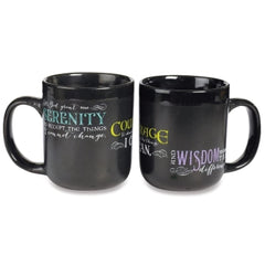 Abbey Press Serenity Mug 16 oz ceramic mug with matte exterior and glossy interior