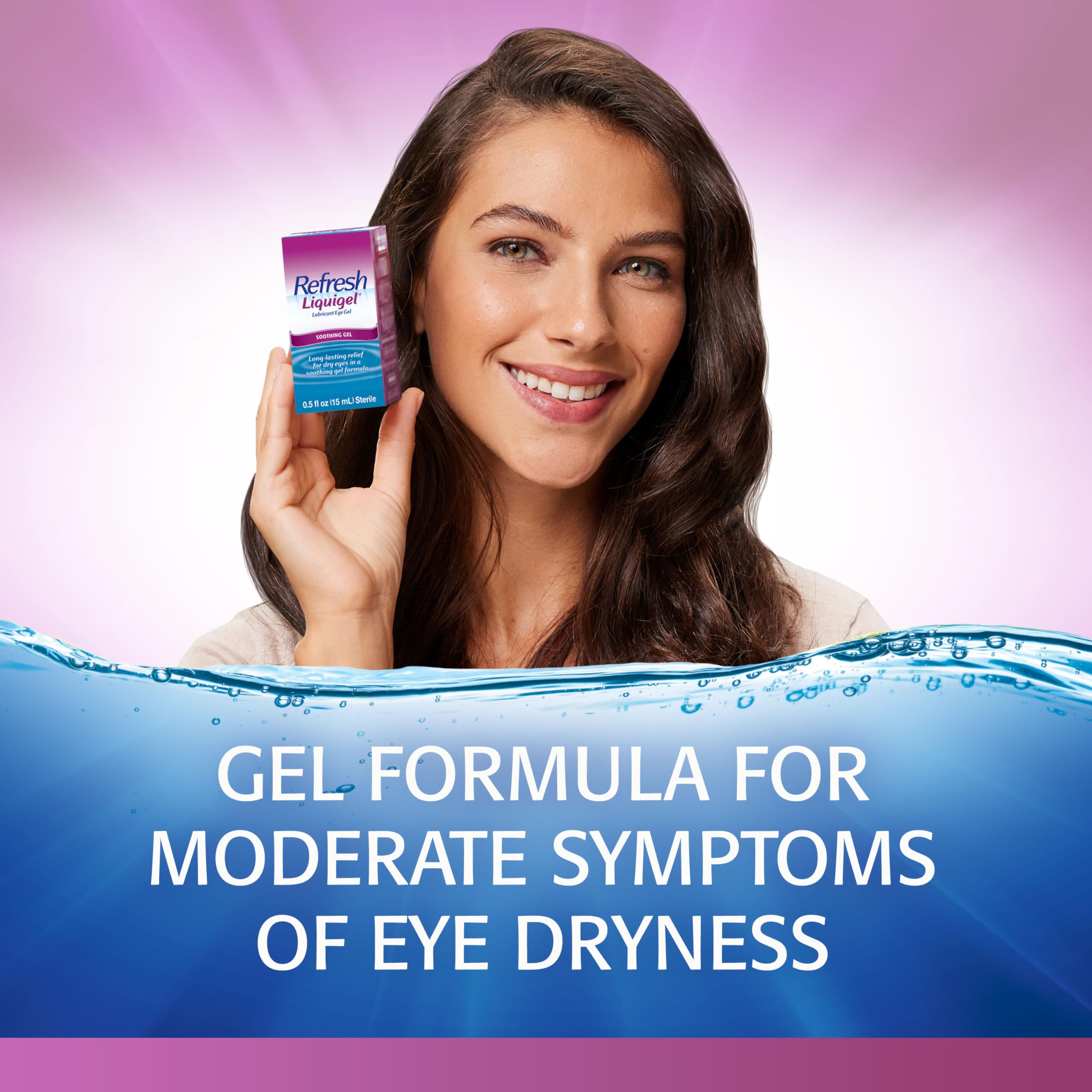 abbvie REFRESH eye gel packaging 0.5 oz 15 ml