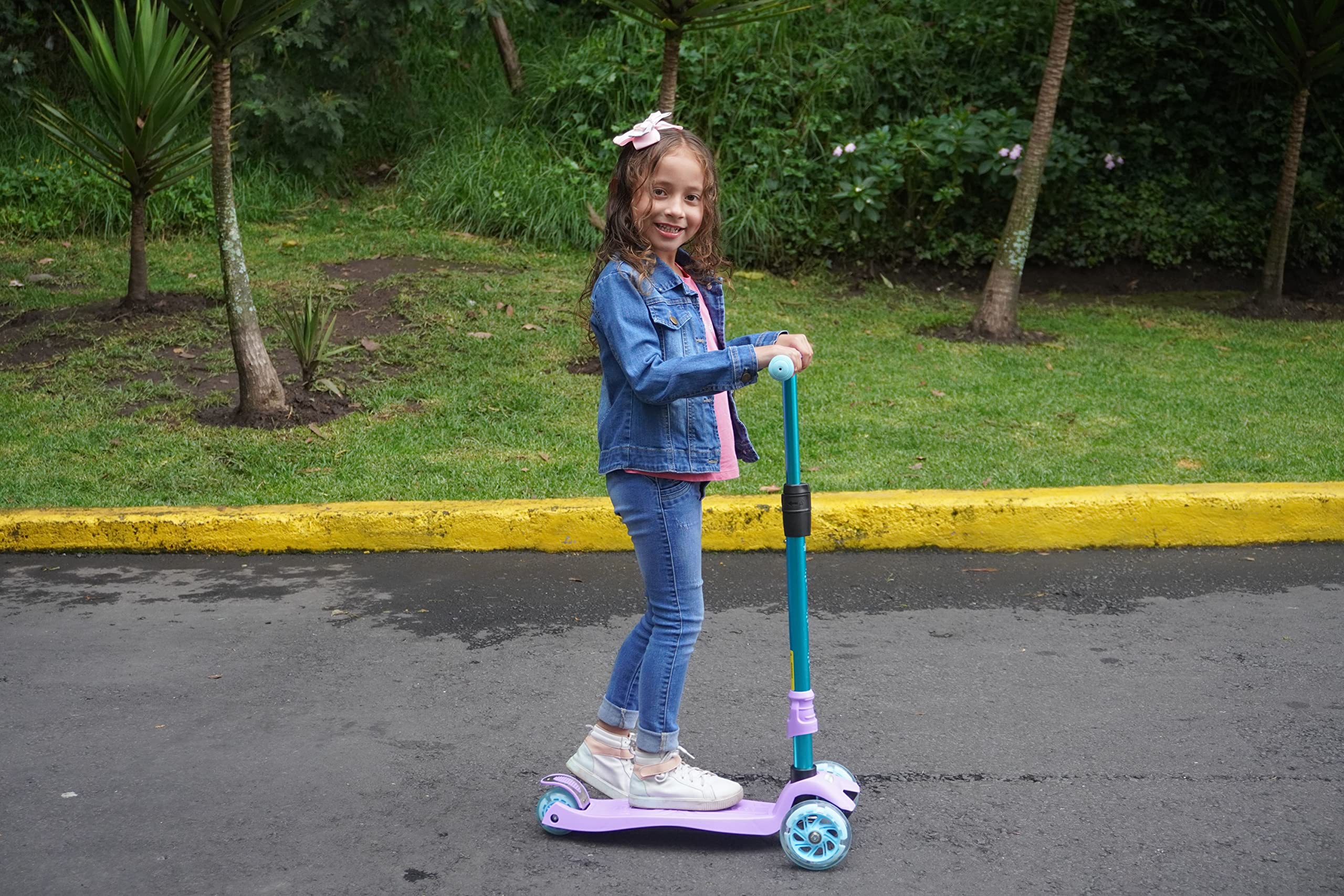 Aluminum alloy frame for sturdy kids scooter