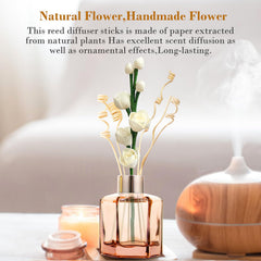 curly vine and white peach blossom diffuser sticks