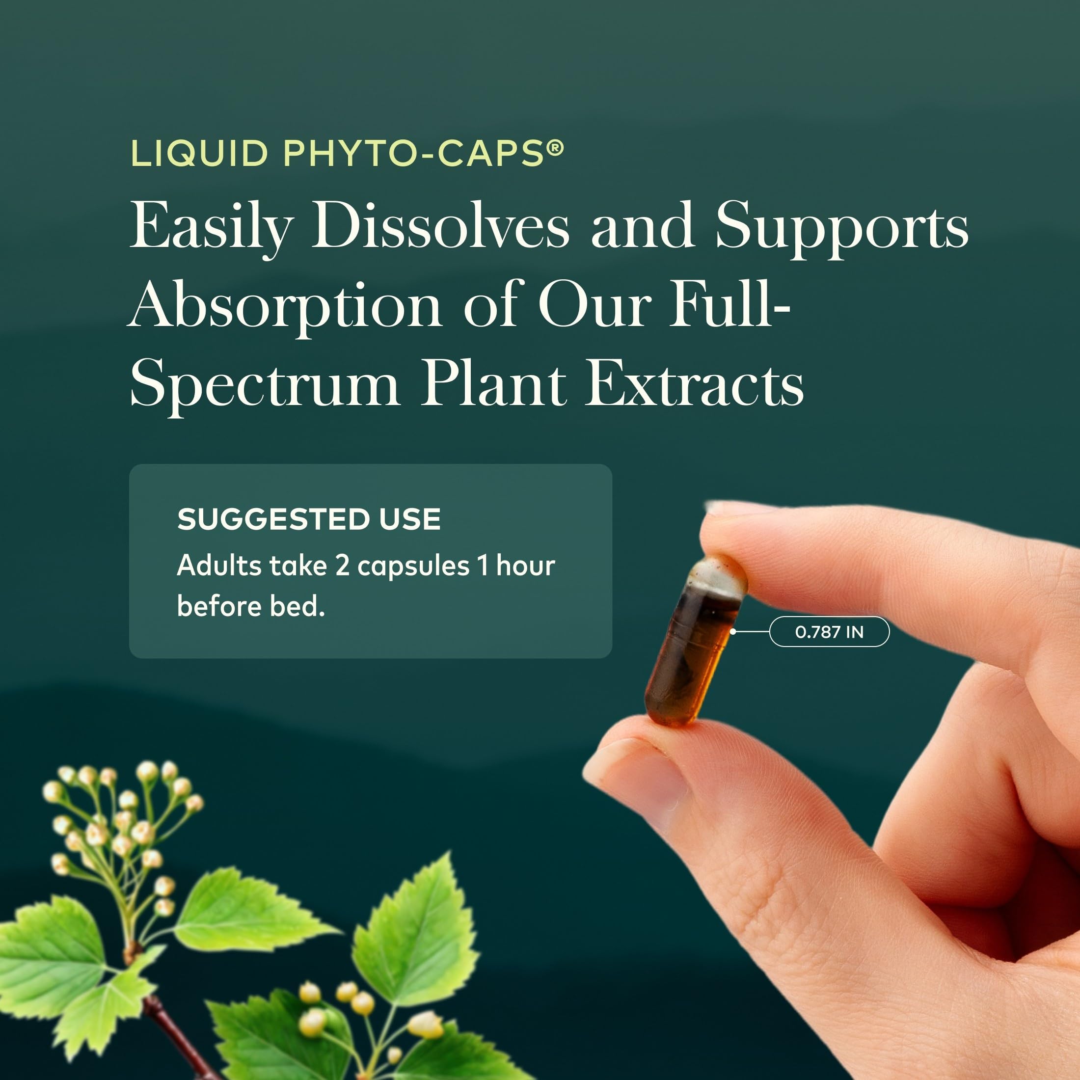 Gaia Herbs quality commitment label on packaging