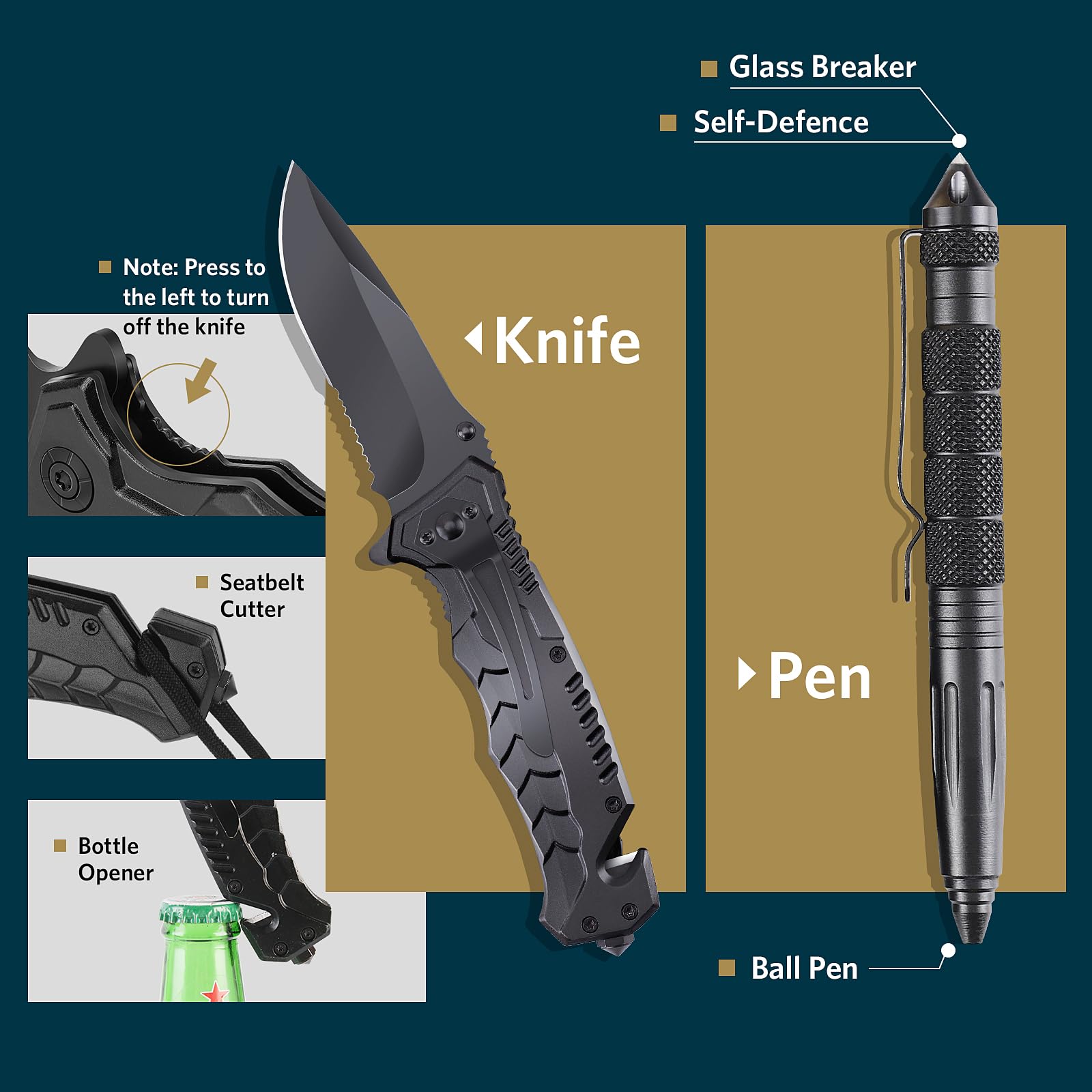 ABPIR survival bracelet included in kit