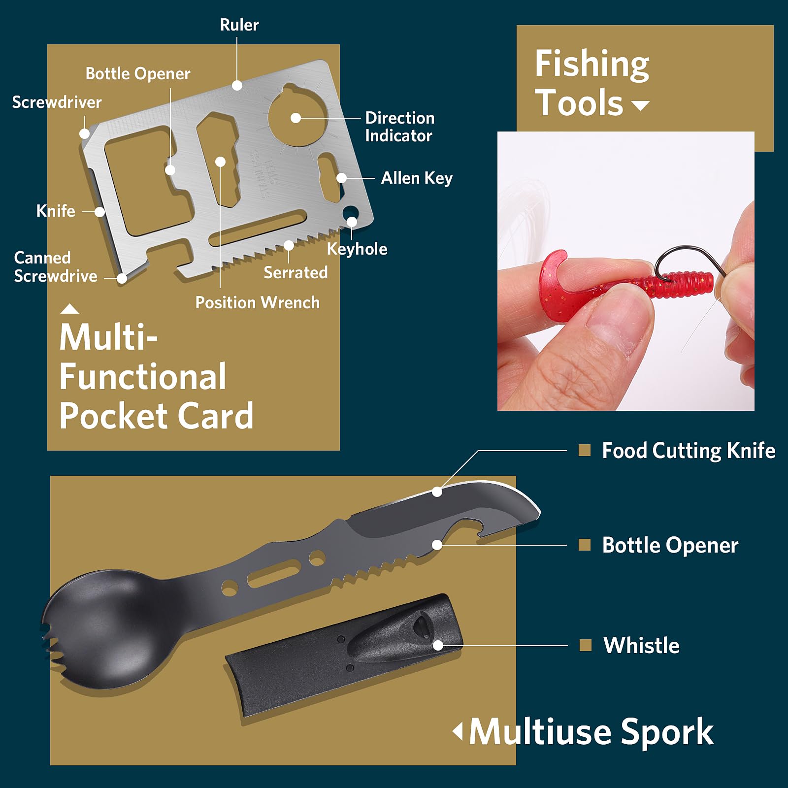 ABPIR tactical pen included in kit with compass